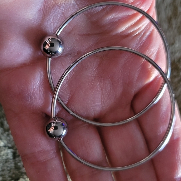 Stainless Steel Hoops - Picture 3 of 5